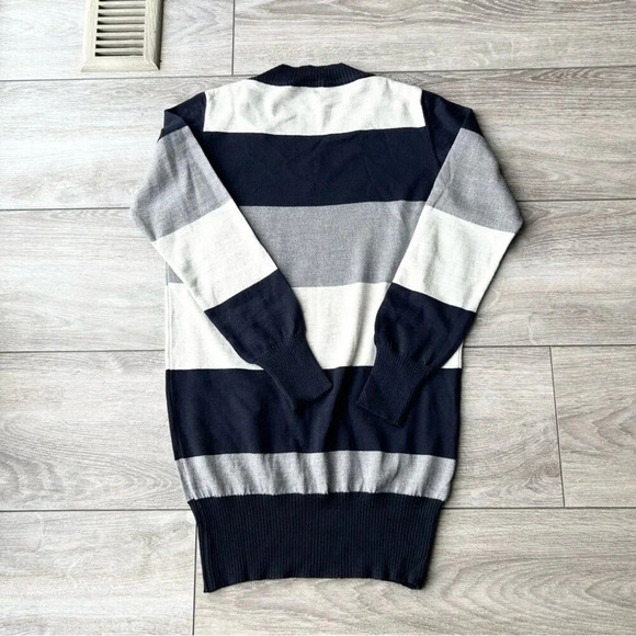 Ragno Y2K Pure Wool V  Neck Pullover Sweater Mini Dress Made in Italy - Picture 13 of 15